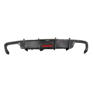 Diffuseur en Fiber de carbone de haute qualité pour Audi S6 A6 C7 C7.5 <span class=keywords><strong>KB</strong></span> Style trou vente voiture pare-chocs arrière diffuseur Bodykit 20 + - Product Image 1