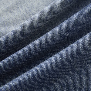 Jeans <span class=keywords><strong>pour</strong></span> femmes taille mi-haute coupe droite longueur intégrale délavé ourlet brut non extensible en denim coton polyester style décontracté streetwear vente en gros - Product Image 5