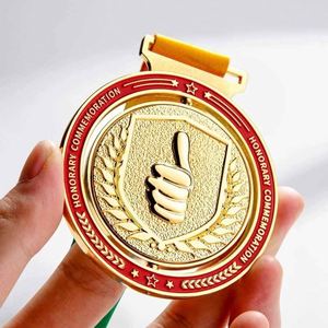 Médailles en métal pour enfants de maternelle : Médailles d'or, d'argent et de bronze, et plaques commémoratives dorées - Product Image 2
