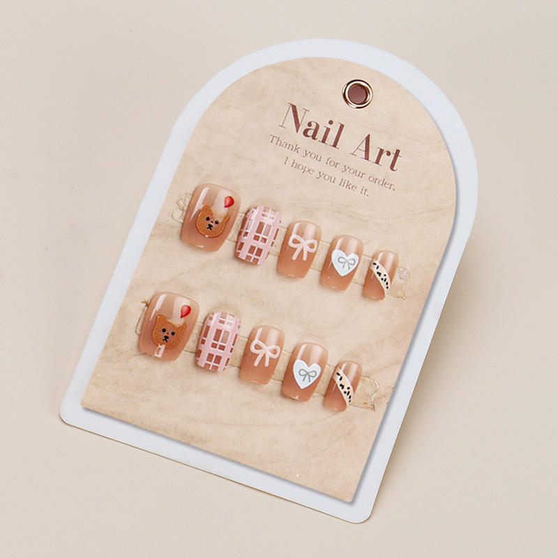 เล็บทำมือ1646กล่องขนาด10ชิ้น