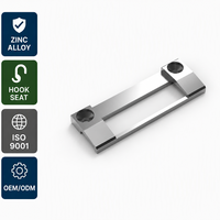 Clip de pression en alliage de zinc pour cadre de fenêtre en aluminium, pince de fixation pour rebord, accessoire de quincaillerie de montage