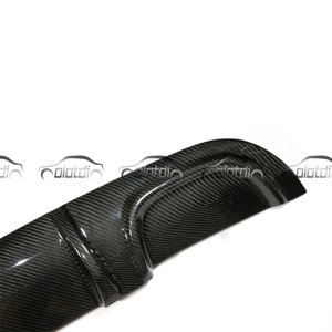 Carbon Rear Diffuser Bumper Lip Fin Spoiler Wing <b>Splitters</b> for Mercedes Benz C Class W203 AMG 2001-2007 - Product Image 2