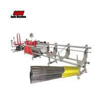 Machine de redressement et de coupe de fil à grande vitesse SADE, contrôle PLC + écran tactile, 130 m/min, 7,5 kW, facile à utiliser, pour la construction, 3-12 mm