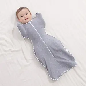 Venta caliente Bunting Bag alta calidad cómodo bebé saco de dormir pijamas recién nacidos toalla moderna algodón bebés manta envuelta