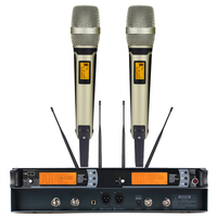 Micrófono Inalámbrico de Mano Profesional SKM9000 de Alta Calidad True Diversity Sistema de Karaoke UHF