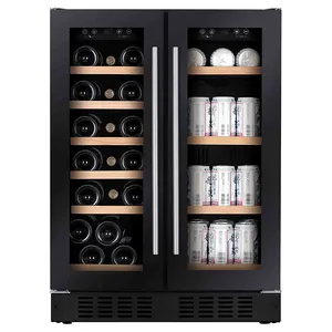 Vinopro benutzerdefinierte 38 Flaschen 116L elektronischer Temperaturkühlschrank-Kompressor Weinkühlschrank mit CE/CB-Zulassung für Hotel-Haushalt