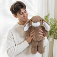 Adorable lapin à grandes oreilles, jouet en peluche super doux, oreiller de sommeil pour enfants, plusieurs tailles, cadeau confortable pour garçons et filles