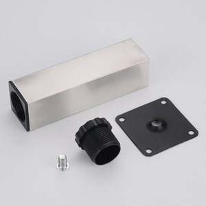 Pieds de meuble carrés réglables en acier inoxydable pour canapé, lit et table - Product Image 3