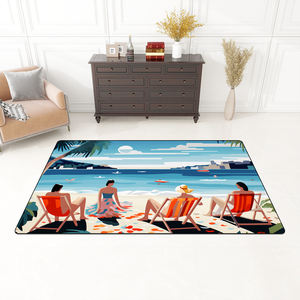 Image personnalisée Plusieurs tailles de tapis antidérapants en flanelle Ensembles de tapis confortables et sécurisés - Product Image 3