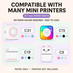 ฟิล์ม PET แบบพิมพ์ความร้อนโดยตรงลายรุ้งสำหรับเครื่องพิมพ์ขนาดเล็กแบบพกพา - Product Image 2