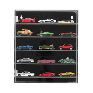Mini Funko Pop Figures Acrylic Display Cabinet Toys Collections Storage Box Organizer With Mirrored Back