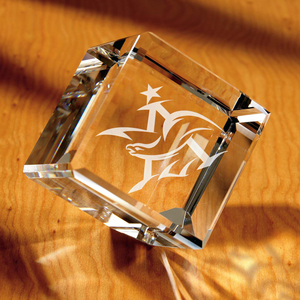 Gran oferta, adorno de <span class=keywords><strong>cubo</strong></span> inclinado de cristal transparente, Prisma de fotografía en blanco, decoración de boda hecha a mano de cristal K9 - Product Image 6