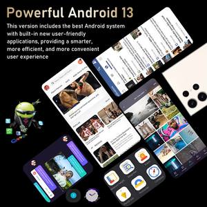 Smartphone S24 Ultra 5G en gros d'usine à <span class=keywords><strong>prix</strong></span> abordable, écran OLED 6,9 pouces 120Hz, charge sans fil, 12 Go + 1 To, double SIM, Android <span class=keywords><strong>13</strong></span> débloqué - Product Image 5