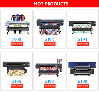 Impresora de transferencia de papel térmico de gran formato XinFlying, impresora de sublimación de tinte de doble cabezal I3200 de 1900MM, máquina de Impresión textil
