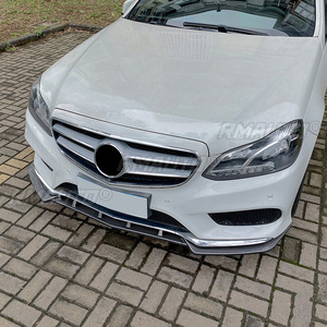 Front Bumper Lip Spoiler Diffuser Splitters Body Kit Aprons Cover Guard Trim for Mercedes-Benz E-Class W212 AMG Line 2013-2015 - Product Image 5