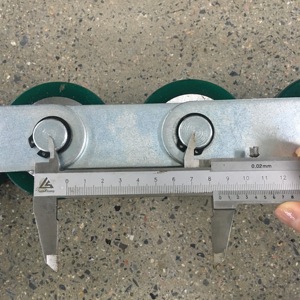 Cadena de Tensión para Escaleras Mecánicas de 8 Rodillos, 75*60*6004mm, Rodillos Verdes, Paso de 85mm, Cadena de Presión, Repuestos para Escaleras Mecánicas - Product Image 5