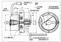 Encodeur rotatif absolu Yuheng A-ZND-1E avec sortie sinusoïdale-cosinuse pour servomoteur