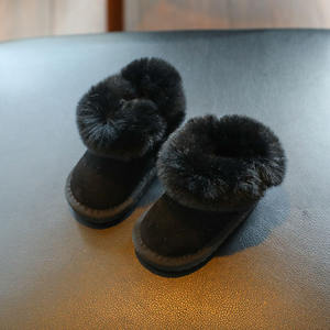 Bottes de neige pour bébé, chaussures pour enfants, chaussures de marche pour tout-petits, semelle souple, unisexe, chaussures d'hiver épaisses et isolées pour nourrissons - Product Image 5