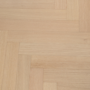 Parquet contrecollé en chêne blanc lisse multicouche AS2047, qualité AB, pose facile, 15 mm, durable, motif chevrons, 18 mm, style ferme - Product Image 2