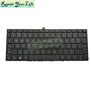 Teclado para ordenador portátil con retroiluminación a presión en inglés de EE. UU. Para <span class=keywords><strong>Huawei</strong></span> <span class=keywords><strong>MateBook</strong></span> <span class=keywords><strong>D14</strong></span>, teclado con retroiluminación de 2, 2 y 2, nuevo, negro - Product Image 2