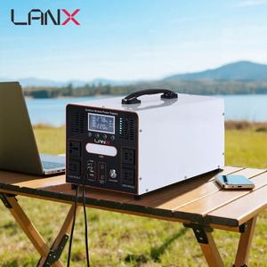สถานีพลังงานแสงอาทิตย์แบบพกพา LANX LX-WJ04 2025 LiFePO4 MPPT อินเวอร์เตอร์คลื่นไซน์บริสุทธิ์ 600Wh 300W พร้อมพอร์ต Type C สำหรับชาร์จแผงโซลาร์เซลล์และรถยนต์ - Product Image 1