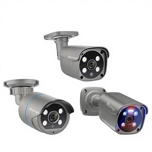 Caméra de sécurité extérieure Techage 4MP/<span class=keywords><strong>5MP</strong></span>/8MP 4K POE H.265 avec audio bidirectionnel et boîtier métallique - Product Image 1