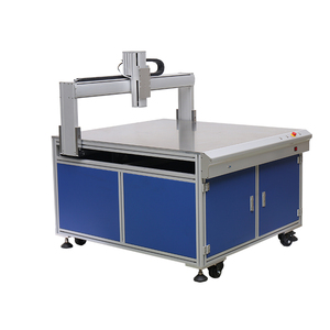 Machine de distribution automatique adhésive thermofusible de grande largeur là-axe pour l'industrie d'appareils électroménagers - Product Image 1