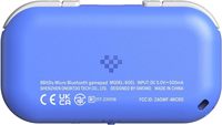 Manette de jeu 8Bitdo Micro BT de poche, prend en charge le mode clavier, mini contrôleur bleu pour Switch, Android et Raspberry Pi