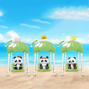 ตุ๊กตาแพนด้าโยกได้ ยู โม คราฟท์ ชุด 6 ชิ้น ของตกแต่งเรซิ่นสำหรับตั้งโต๊ะ ของขวัญสำหรับเด็กอายุ 8-13 ปี ใช้ได้ทั้งเด็กชายและเด็กหญิง - Product Image 4