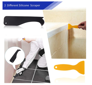 Bộ Dụng Cụ Bít Silicone, Bộ Dụng Cụ Gỡ Keo Vữa Với Dụng Cụ Nạo Nhựa/Tẩy Bít/Vòi Phun, Chất Bịt Kín Silicon - Product Image 2