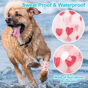 Bandages cohésifs non tissés élastiques résistants à la transpiration et imperméables pour les entorses et le gonflement de la cheville - Product Image 4