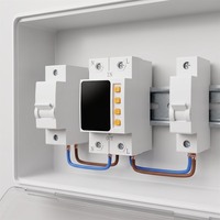 Protecteur de tension et de courant AC monophasé automatique à double coupure SVC Stabilisateur 10 KVA 220V 40A/63A/80A
