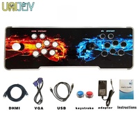 Console de jeu d'arcade Pandora 26800 à pièces pour 2 joueurs, interface USB, action/fête/sports, anglais, plastique, personnalisable