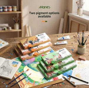 Outil <span class=keywords><strong>de</strong></span> peinture à l'aquarelle <span class=keywords><strong>Maries</strong></span>, 12 couleurs, 5 m, petit format portable, ensemble pour débutants pour la rentrée scolaire, G-SD7236 - Product Image 2