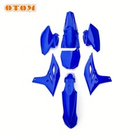 Kit de carénage complet en plastique bleu pour moto tout-terrain OTOM YZ250F 10-13, carénage interne pour position droite YAMAHA