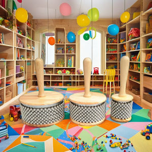 <span class=keywords><strong>Instrumentos</strong></span> de percusión melódicos Cabasa de madera de abedul maravillosos modernos para accesorios de <span class=keywords><strong>instrumentos</strong></span> musicales - Product Image 2