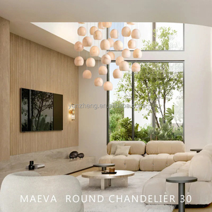 Lampadario LED in Alabastro Naturale dal <span class=keywords><strong>Design</strong></span> Nordico Creativo e Minimalista per Sala da Pranzo, Soggiorno, Scale e Bar - Product Image 2