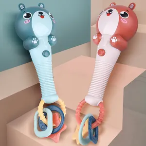 DADI Lampu Mainan Binatang Lucu Pabrik Mainan Kerincing Bayi Mainan Kerincing Bayi Produsen Mainan Kerincingan Bayi Silikon Bergulir
