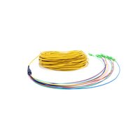 Kualitas tinggi 3-144F pra-diakhiri Fanout serat mikro optik peralatan kuncir FC SC konektor PLC Splitter untuk FTTA ODF POE