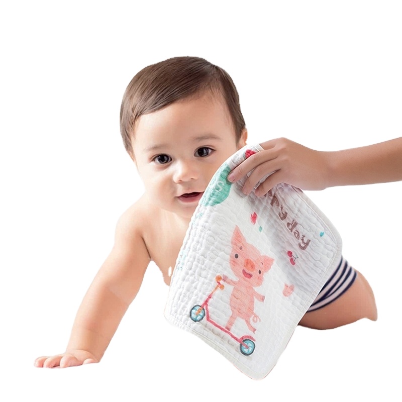 New washable Disposable Not easily deformed Cotton Bibs That Tie In The Back Baby Saliva Towel