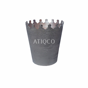 Exquisitos Portavelas Votivos de Aluminio Plateado Irregulares |   Portavelas Antiguos Cilíndricos Hechos a Mano Atiqco para Velas de Té - Product Image 4