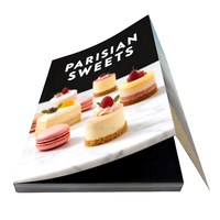 Impression professionnelle personnalisée de livres de recettes à couverture rigide avec reliure spirale, papier de qualité supérieure, menu alimentaire, jaquette anti-poussière, impression offset