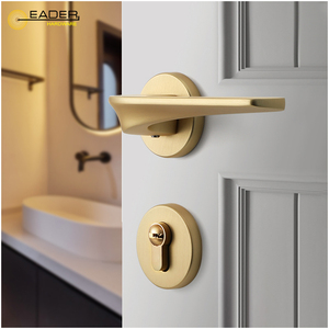 Alileader — poignée de <span class=keywords><strong>porte</strong></span> de luxe en laiton, poignées intérieures modernes, haut de gamme - Product Image 1
