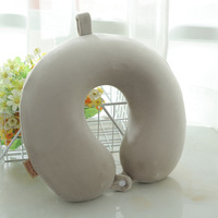 Oreiller de voyage ergonomique en mousse à mémoire de forme en U, léger et élastique, pour la protection du cou en bureau ou en voyage, personnalisable en gros