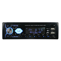 Nieuwste Lcd MP3 Speler Auto Radio 2 Usb Bt 12V 1 Din Stereo Speler AUX-IN MP3 Fm Ontvanger Tf car Audio Speler