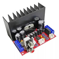 Carte d'amplificateur de haut-parleur de caisson de basses 2.1 canaux TDA7377 Module de Modification audio d'ordinateur de bricolage à puissance unique