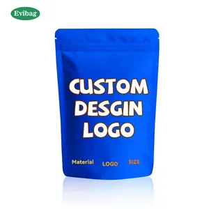 Customized Print Packing Bags Stand Up Pouch Food Packaging Bags Zip Lock Aluminum Plastic Bags