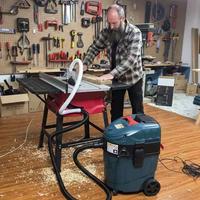 Extracteur de poussière industriel pour la construction, 1400W, double cyclone, filtre HEPA, sans sac, forte aspiration, aspirateur commercial pour atelier, 9 gallons