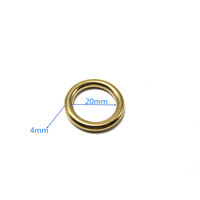 Anneaux en O en laiton massif de 20/26/38/45 mm pour cordes et laisses – Vente en gros