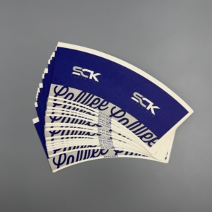 Ventilateur de papier en vrac standard, qualité alimentaire, C2S, laminé PE, imperméable, impression de logo personnalisée pour usine de gobelets en papier, vente en gros - Product Image 1